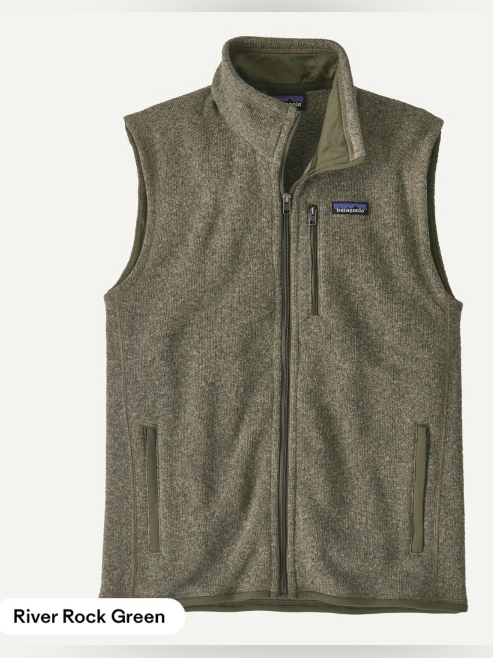 Patagonia Better Sweater® Fleece Vest | River Rock Green | NWT